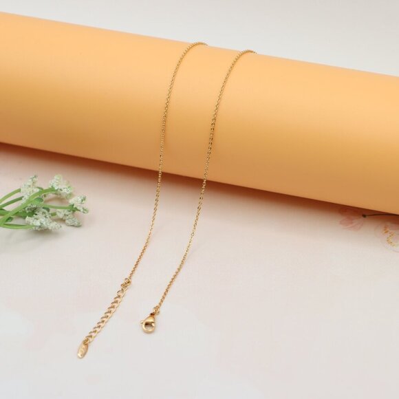 Elegant Rose Gold 'LOVE' Pendant Necklace with Dainty Chain, XPNL0197 - Picture 13 of 13